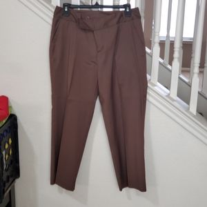 First Option Brown Cropped Pant